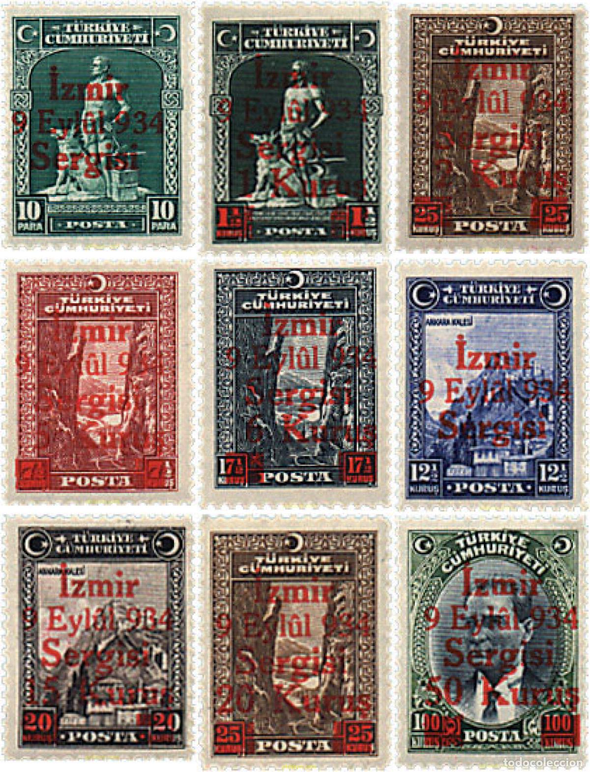 Sellos: 59324 MNH TURQUIA 1934 FERIA INTERNACIONAL DE IZMIR