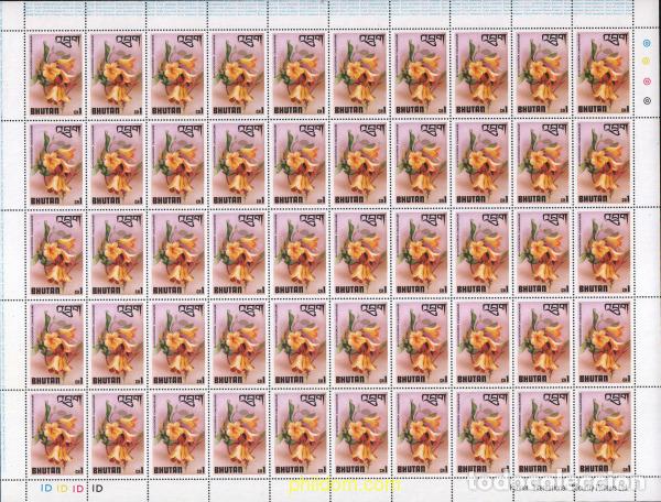 Sellos: 639903 MNH BHUTAN 1976 VARIEDADES DEL RODODENDRO