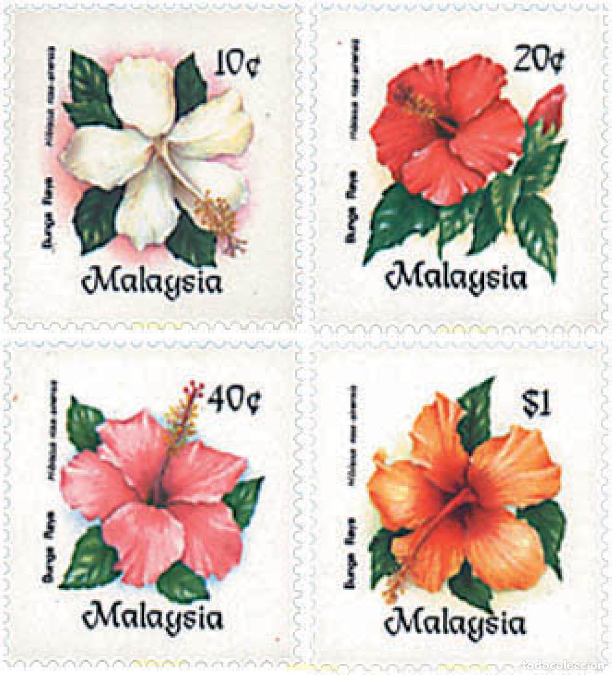 Sellos: 91977 MNH MALASIA 1984 HIBISCUS