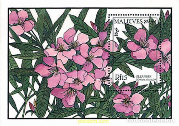Sellos: 292318 MNH MALDIVAS 1987 FLORES
