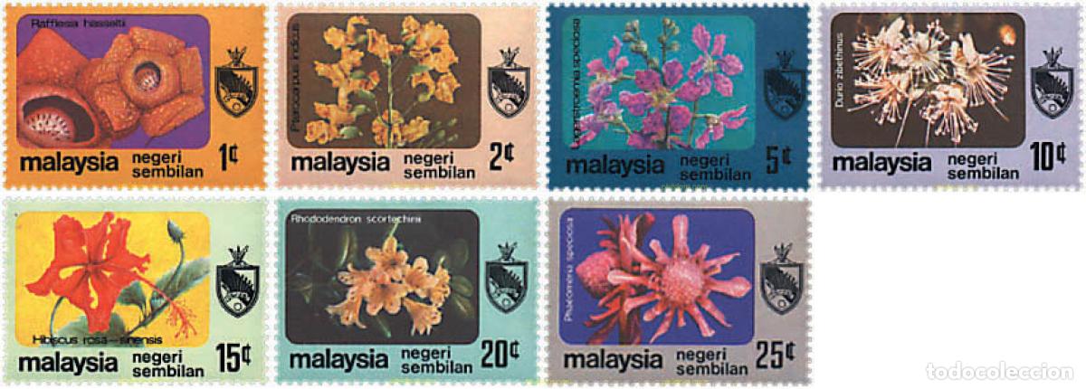 Sellos: 92039 MNH MALASIA. NEGRI SEMBILAN 1979 FLORES