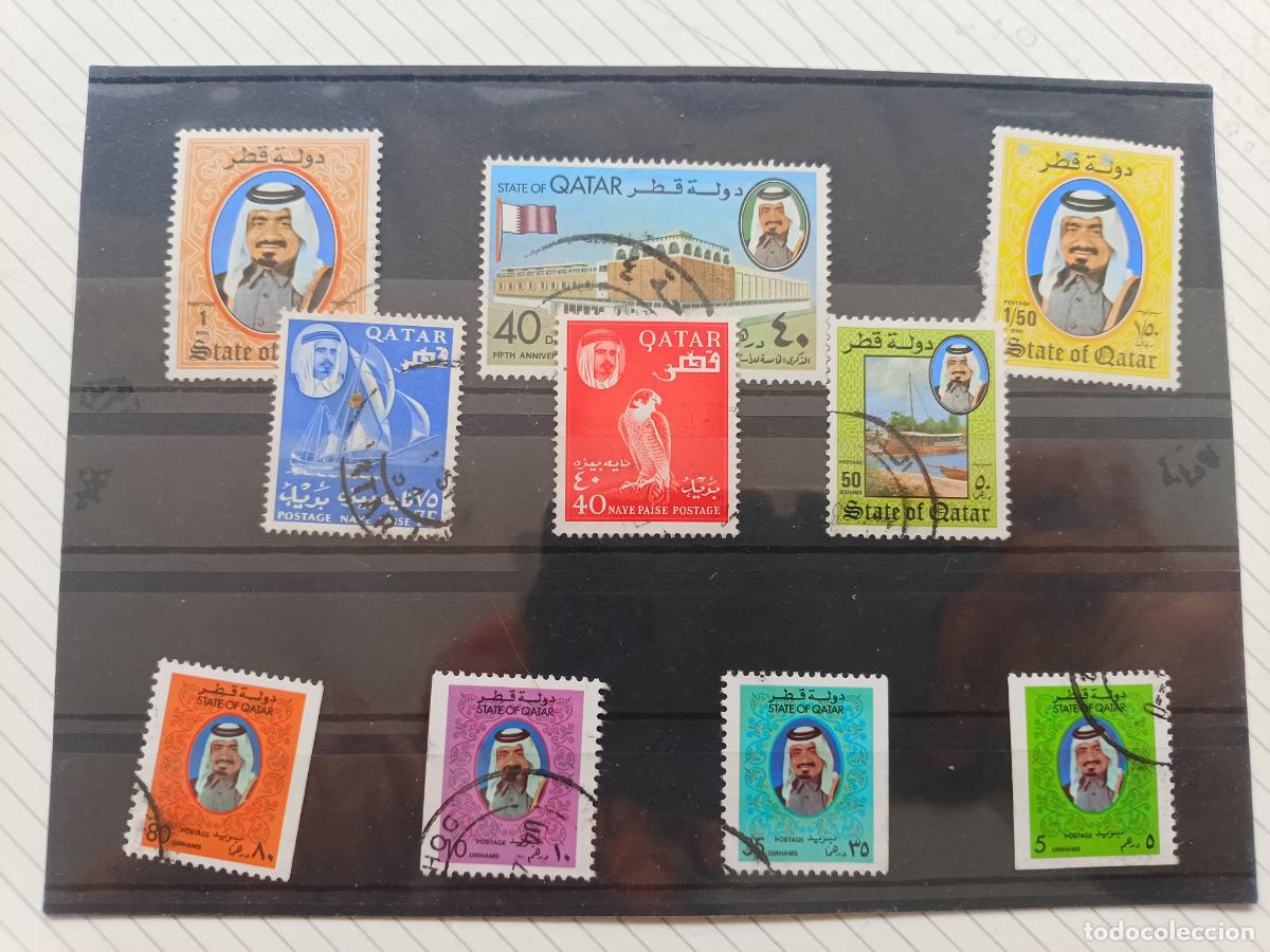 Sellos: Qatar. Lote de sellos
