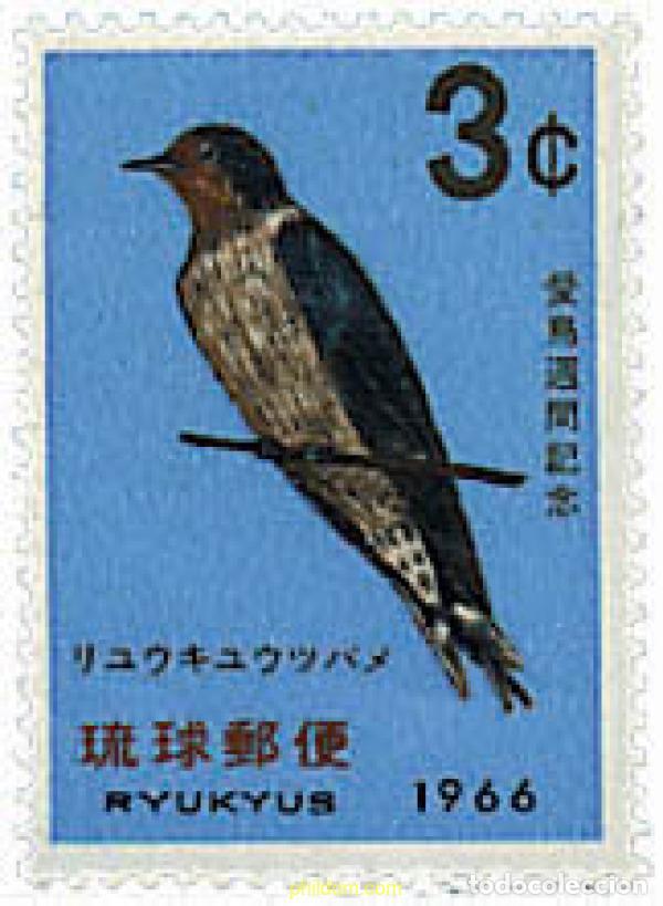 Sellos: 31284 MNH RYU KYU 1966 SEMANA DEL PAJARO