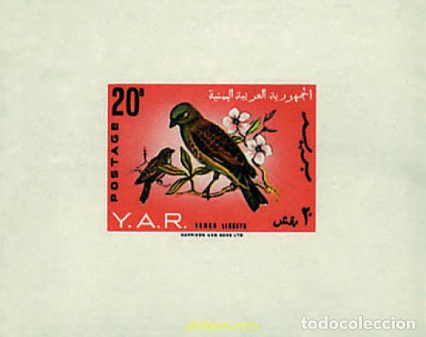 Sellos: 36039 MNH YEMEN. Rep&uacute;blica &aacute;rabe 1965 AVES