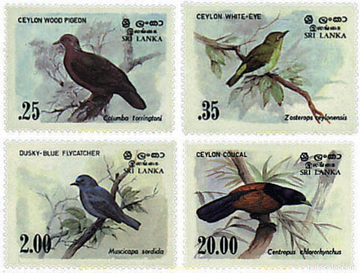 Sellos: 35789 MNH SRI LANKA 1983 AVES