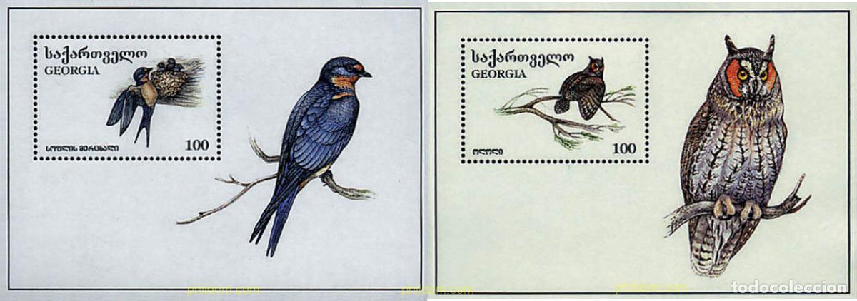 Sellos: 33535 MNH GEORGIA 1996 AVES