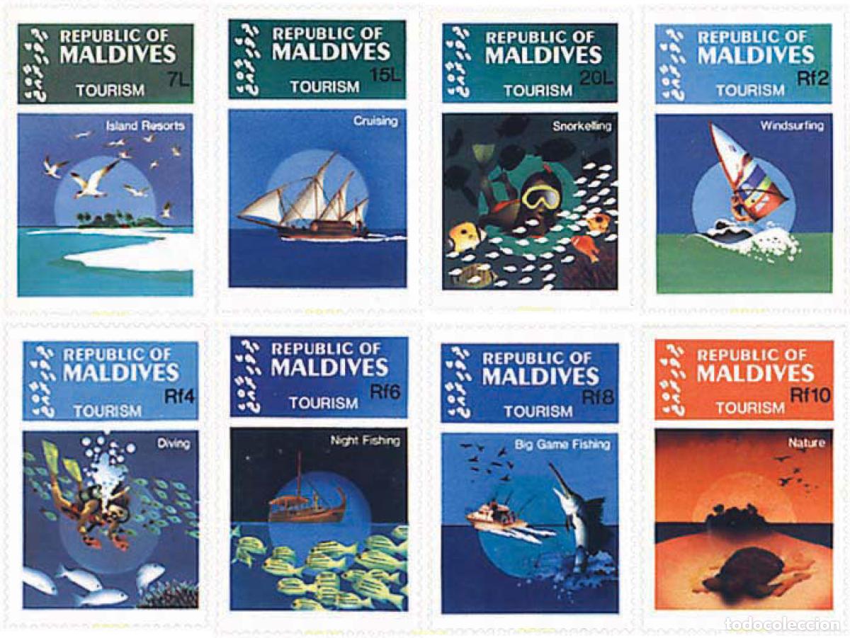 Sellos: 31662 MNH MALDIVAS 1984 TURISMO