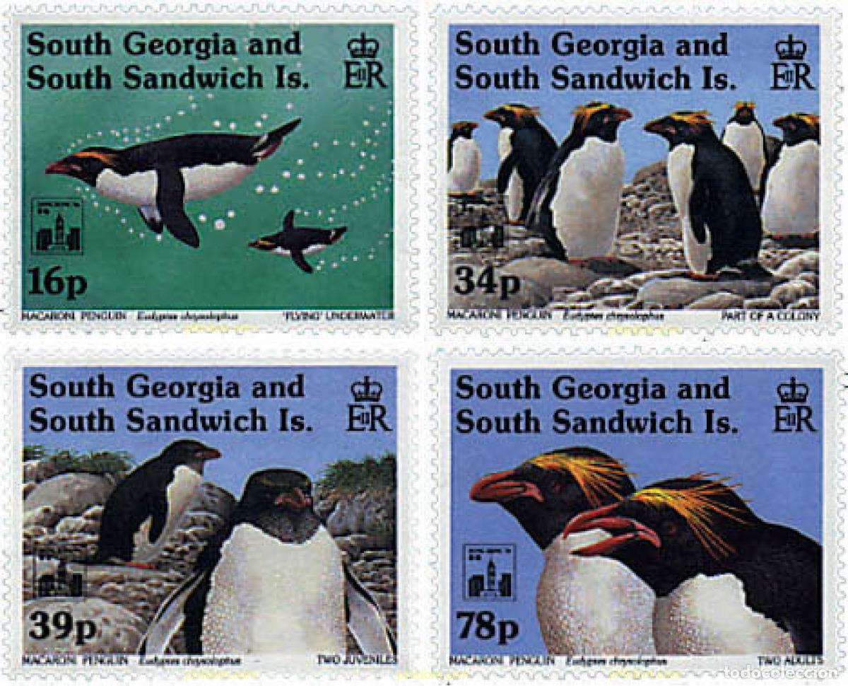 Sellos: 86968 MNH GEORGIA SUR Y SANDWICH SUR 1994 HONG KONG 94. EXPOSICION FILATELICA INTERNACIONAL