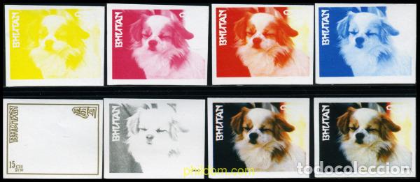 Sellos: 204091 MNH BHUTAN 1972 PERROS DE RAZA