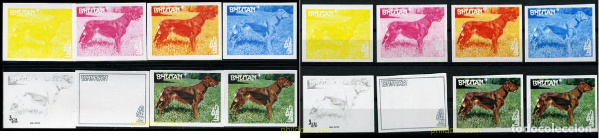 Sellos: 204073 MNH BHUTAN 1973 PERROS DE RAZA