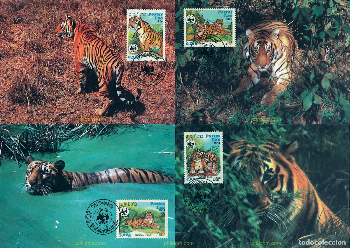 Sellos: 7547 MNH LAOS 1984 TIGRE