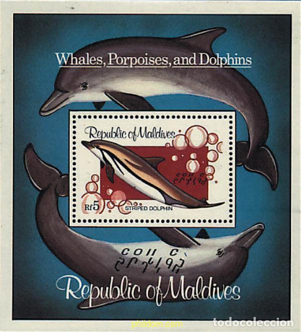 Sellos: 52752 MNH MALDIVAS 1983 CETACEOS