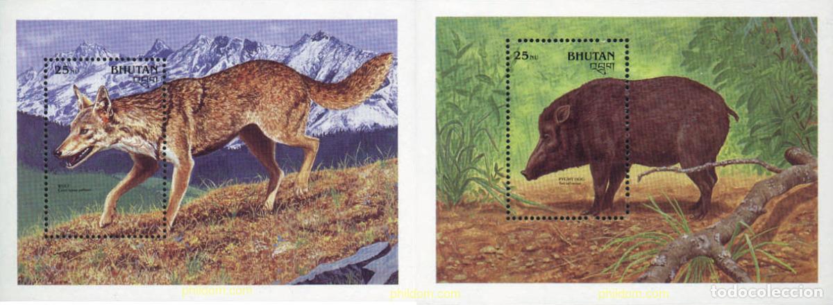 Sellos: 292756 MNH BHUTAN 1990 PROTECCION DE LA FAUNA