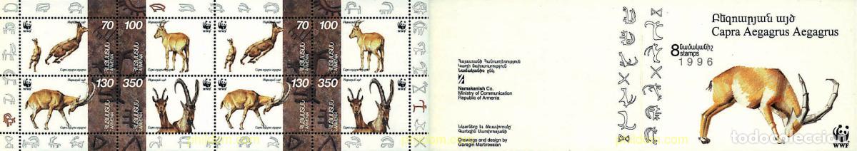 Francobolli: 2223 MNH ARMENIA 1996 FAUNA PROTEGIDA. CABRA SILVESTRE