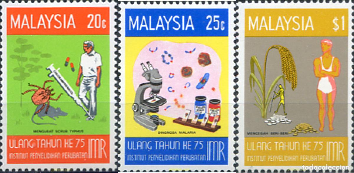 Sellos: 31567 MNH MALASIA 1976 MEDICINA