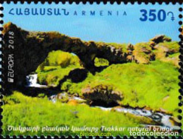 Sellos: 604475 MNH ARMENIA 2018 EUROPA CEPT 2018 - PUENTES