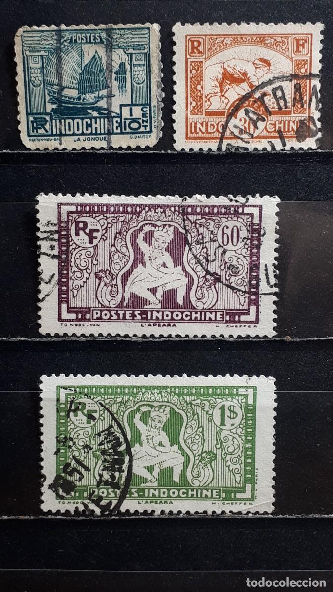 Sellos: INDOCHINA. A&Ntilde;O 1931. &deg;. YVERT 150, 166, 168/9