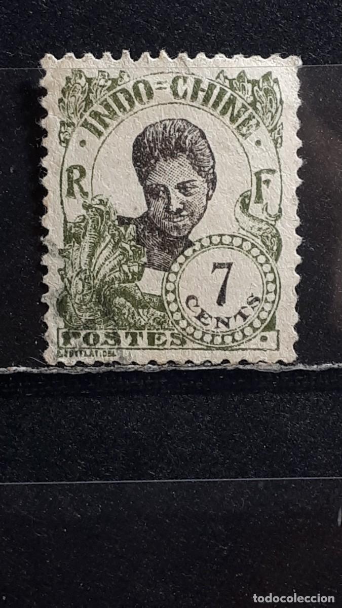 Sellos: INDOCHINA. A&Ntilde;O 1922-3. &deg;. YVERT 106