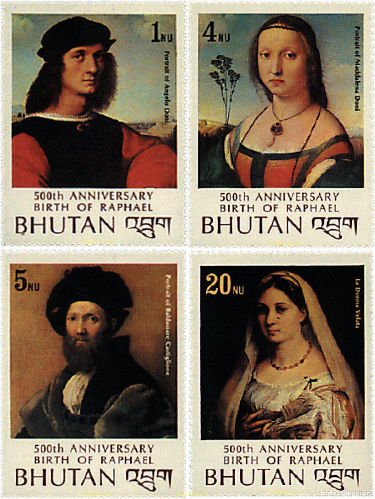 Sellos: 127327 MNH BHUTAN 1983 500 ANIVERSARIO DEL NACIMIENTO DE RAPHAEL