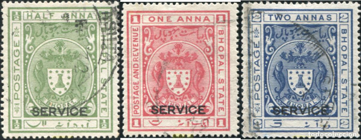 Sellos: 791181 USED BHOPAL 1930 ESCUDOS