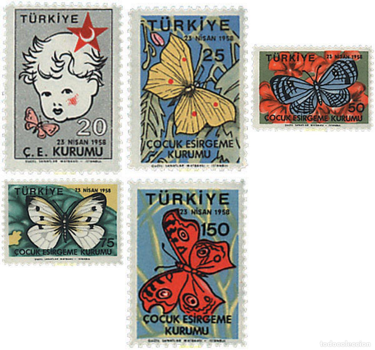 Sellos: 299085 HINGED TURQUIA 1958 DIBUJOS INFANTILES