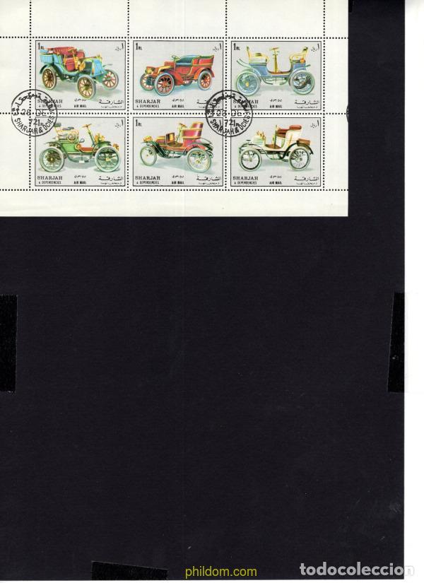 Sellos: 667965 USED SHARJAH 1972 COCHES