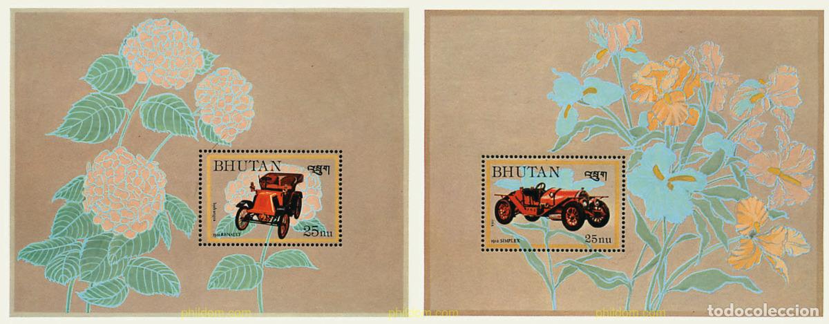 Francobolli: 39284 MNH BHUTAN 1984 AUTOMOVILES ANTIGUOS