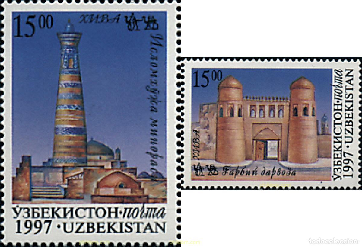 Sellos: 39615 MNH UZBEKISTAN 1997 LA RUTA DE LA SEDA. KHIVA