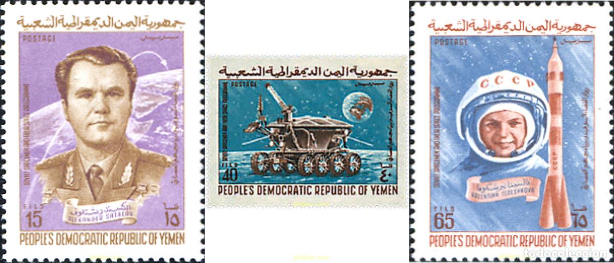 Sellos: 674390 MNH YEMEN DEL SUR 1976 PROGRAMA ESPACIAL SOVIETICO