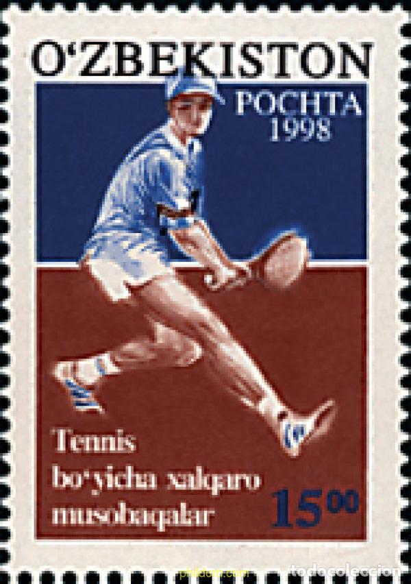 Sellos: 41111 MNH UZBEKISTAN 1998 TORNEO INTERNACIONAL DE TENIS