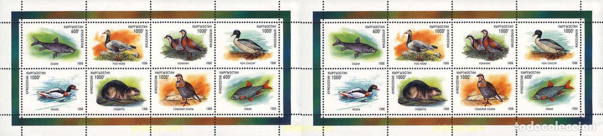 Sellos: 151351 MNH KIRGUIZISTAN 1998 FAUNA