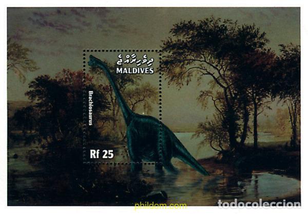 Sellos: 340948 MNH MALDIVAS 1999 FAUNA PREHISTORICA
