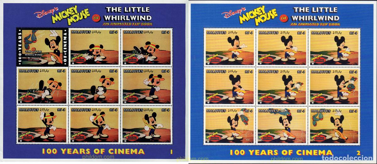 Sellos: 183210 MNH MALDIVAS 1996 100 ANIVERSARIO DEL CINE