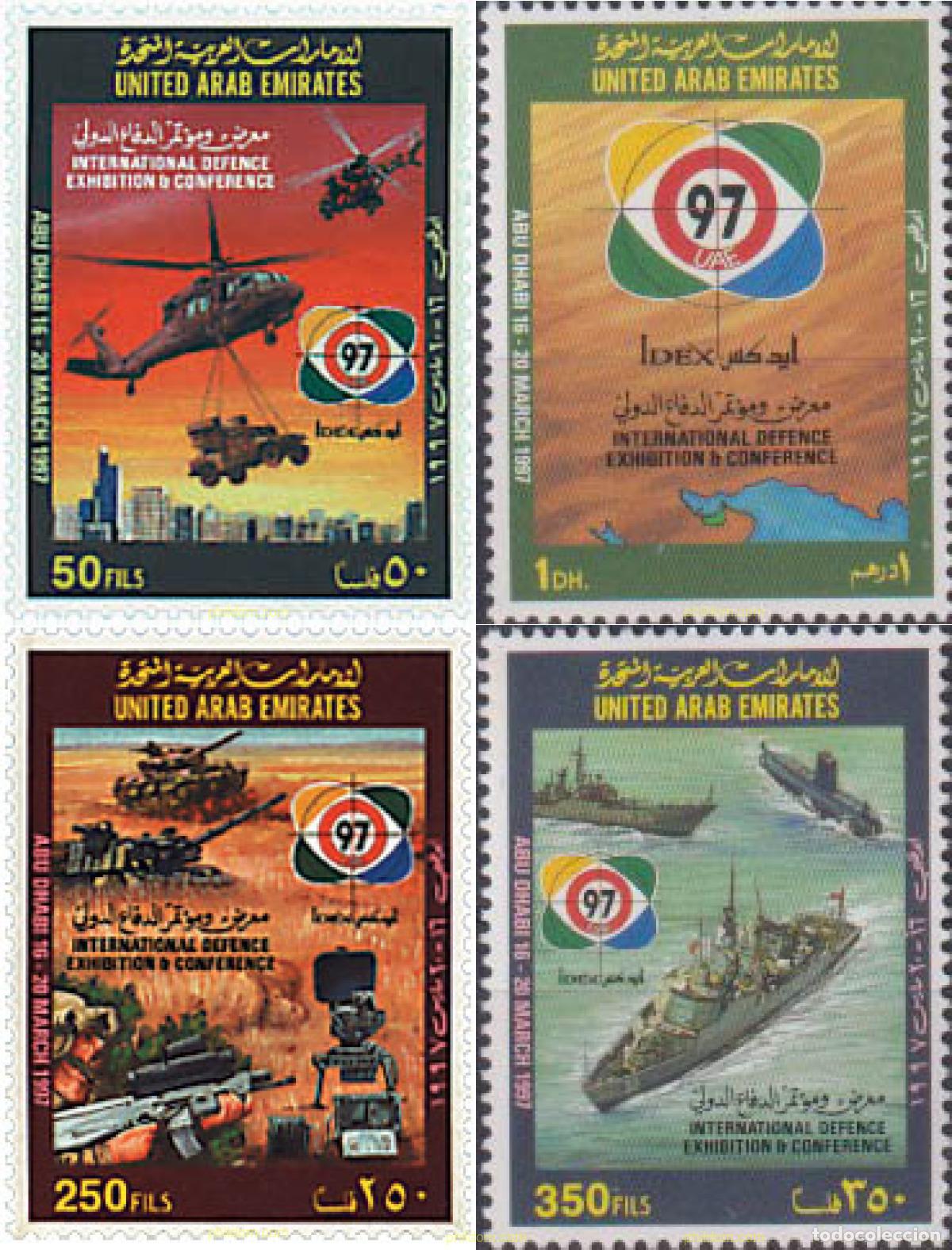 Sellos: 48600 MNH EMIRATOS ARABES UNIDOS 1997 IDEX 97. CONFERENCIA INTERNACIONAL SOBRE LA DEFENSA