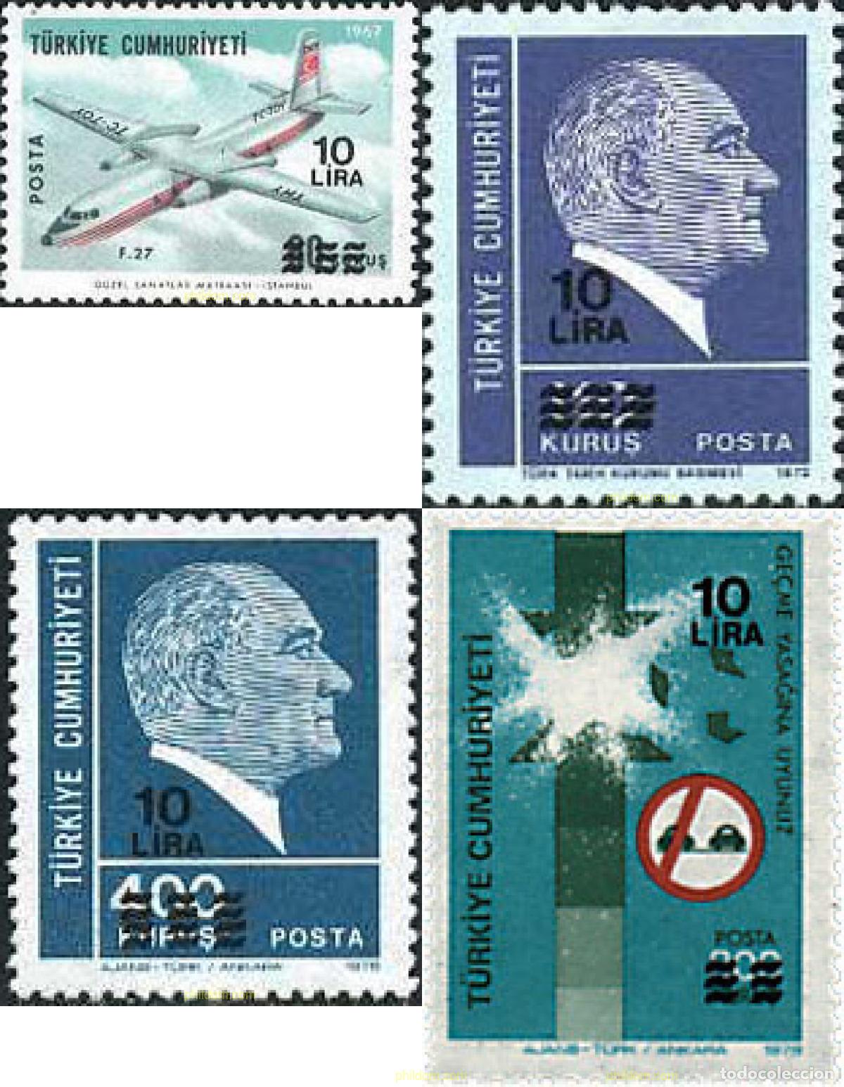 Sellos: 42584 MNH TURQUIA 1981 MOTIVOS VARIOS