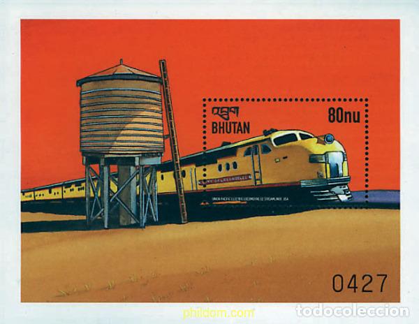 Briefmarken: 204005 MNH BHUTAN 1999 TRENES DEL MUNDO