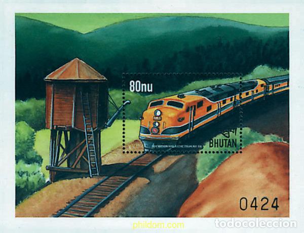 Briefmarken: 213060 MNH BHUTAN 1999 TRENES DEL MUNDO