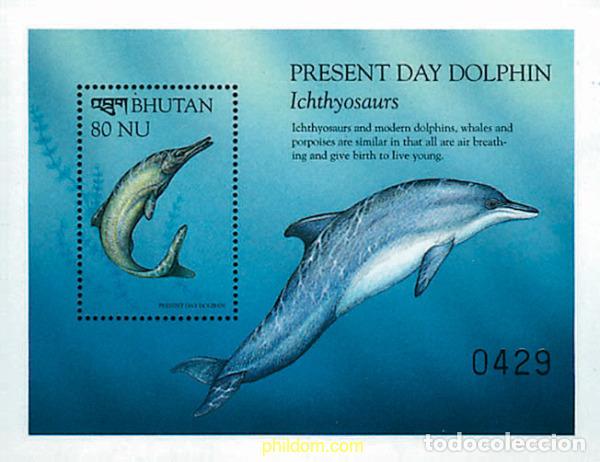 Briefmarken: 292997 MNH BHUTAN 1999 FAUNA PREHISTORICA