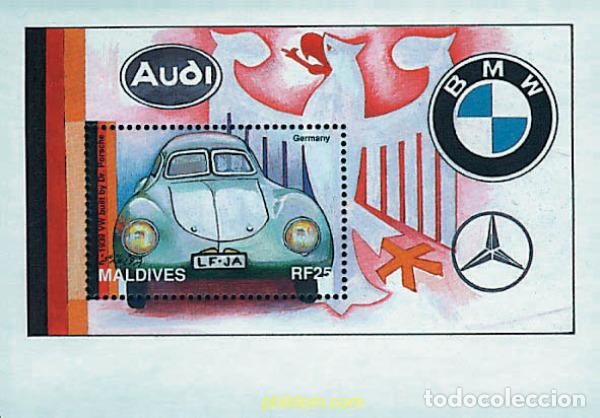 Sellos: 340930 MNH MALDIVAS 1997 AUTOMOVILES CLASICOS