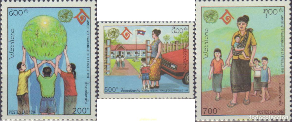 Sellos: 43063 MNH LAOS 1994 A&Ntilde;O INTERNACIONAL DE LA FAMILIA