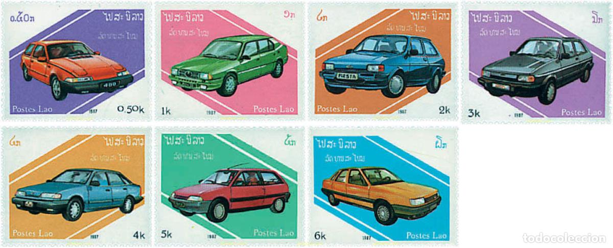Sellos: 46221 MNH LAOS 1987 AUTOMOVILES