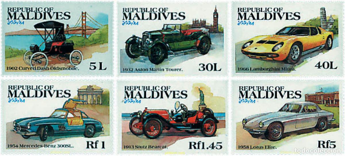 Sellos: 48092 MNH MALDIVAS 1983 AUTOMOVILES