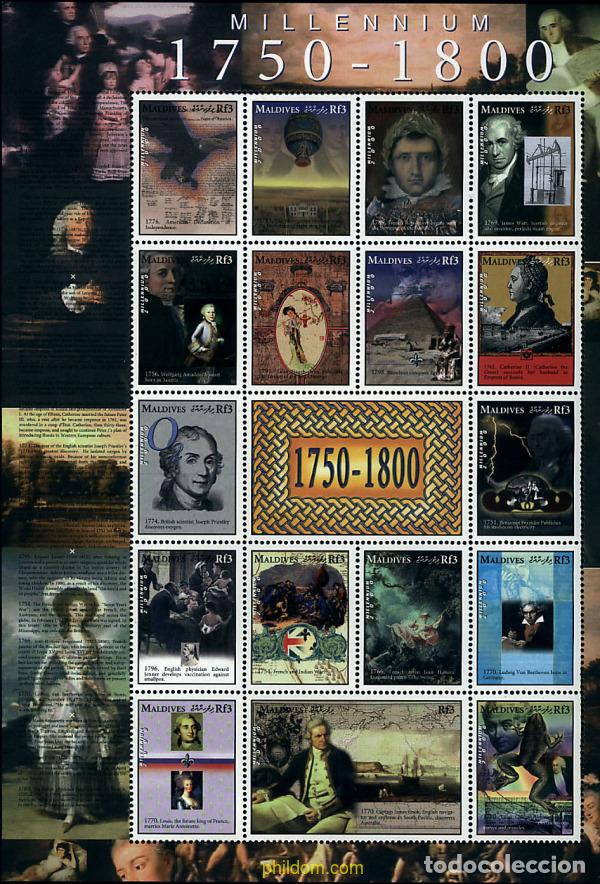Selos: 302469 MNH MALDIVAS 2000 MILENIO