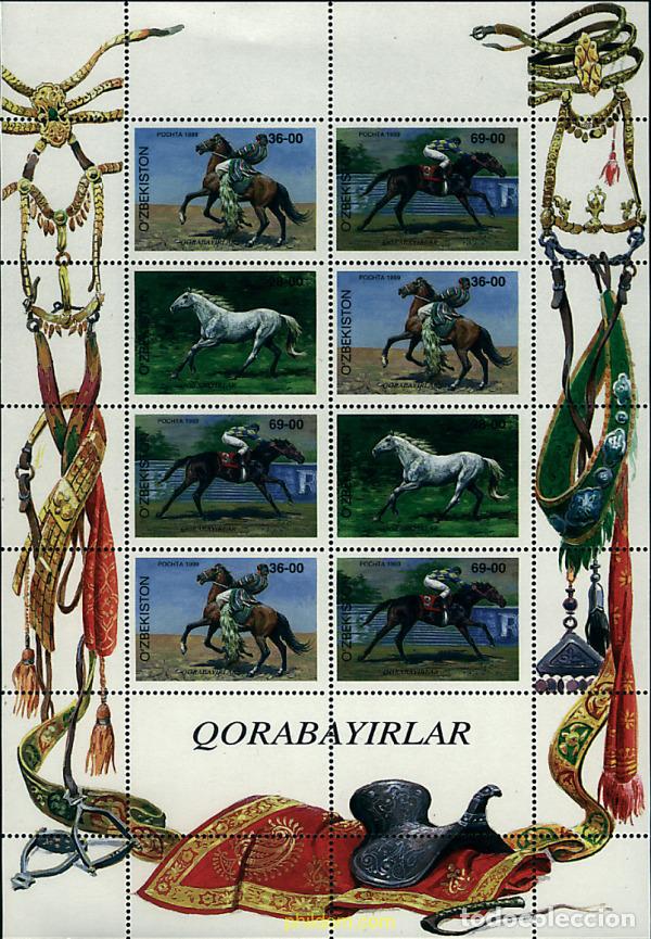 Selos: 189281 MNH UZBEKISTAN 1999 CABALLOS