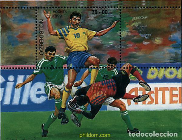 Sellos: 80419 MNH UZBEKISTAN 1999 FUTBOL