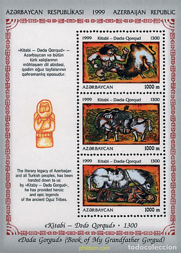 Sellos: 50260 MNH AZERBAIYAN 1999 1300 ANIVERSARIO DE DADA GORGUD