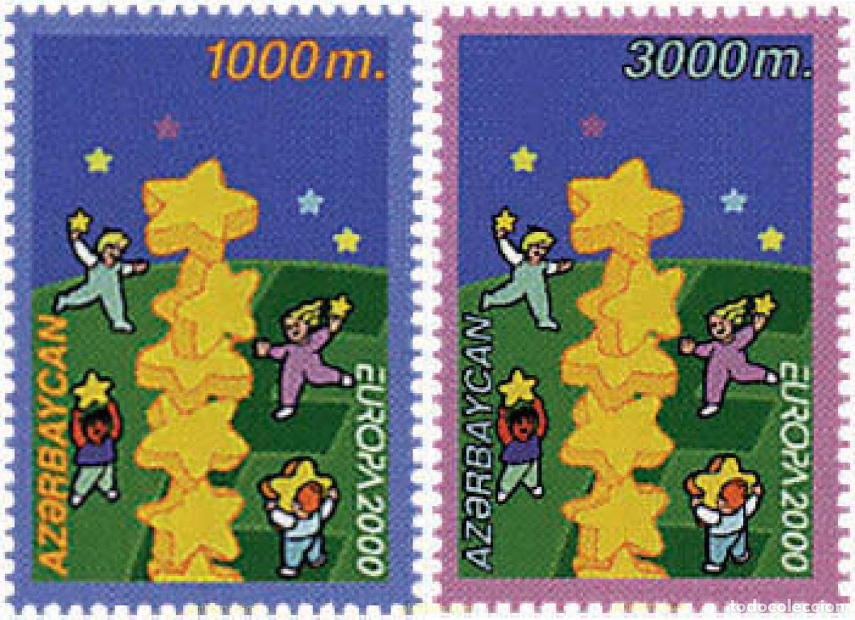 Sellos: 77149 MNH AZERBAIYAN 2000 EUROPA CEPT. CONSTRUCCION EUROPEA