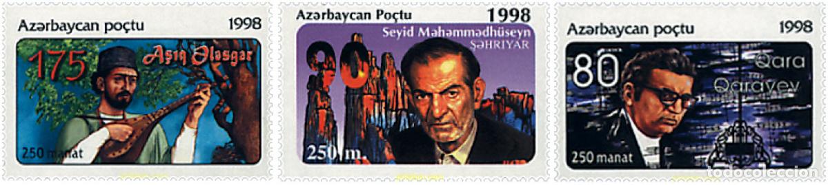 Sellos: 83981 MNH AZERBAIYAN 1998 PERSONALIDADES CULTURALES