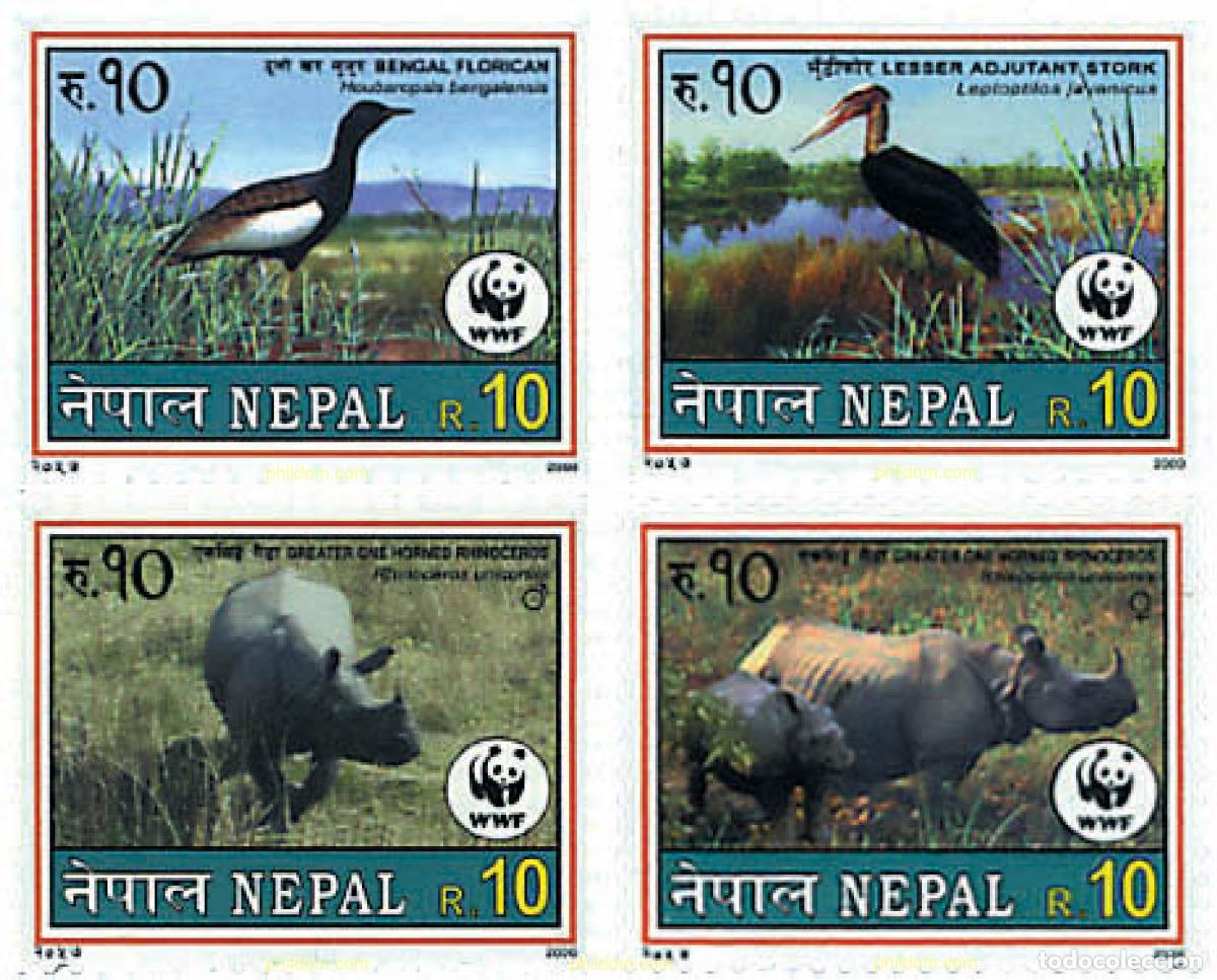 Sellos: 73991 MNH NEPAL 2000 PROTECCION DE LA NATURALEZA