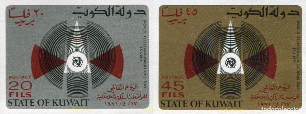 Sellos: 17574 MNH KUWAIT 1971 DIA MUNDIAL DE LAS TELECOMUNICACIONES